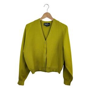 Lesley Evers Chartreuse Eugenia Cardigan
